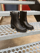 Oasis Society Megan Black Lug Chelsea Boot-Boots-oasis society-The Silo Boutique, Women's Fashion Boutique Located in Warren and Grand Forks North Dakota