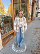 Check it Neutral Shacket-Shackets-love tree-The Silo Boutique, Women's Fashion Boutique Located in Warren and Grand Forks North Dakota