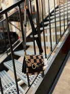 Checker Crossbody Purse-Purses-city-The Silo Boutique, Women's Fashion Boutique Located in Warren and Grand Forks North Dakota