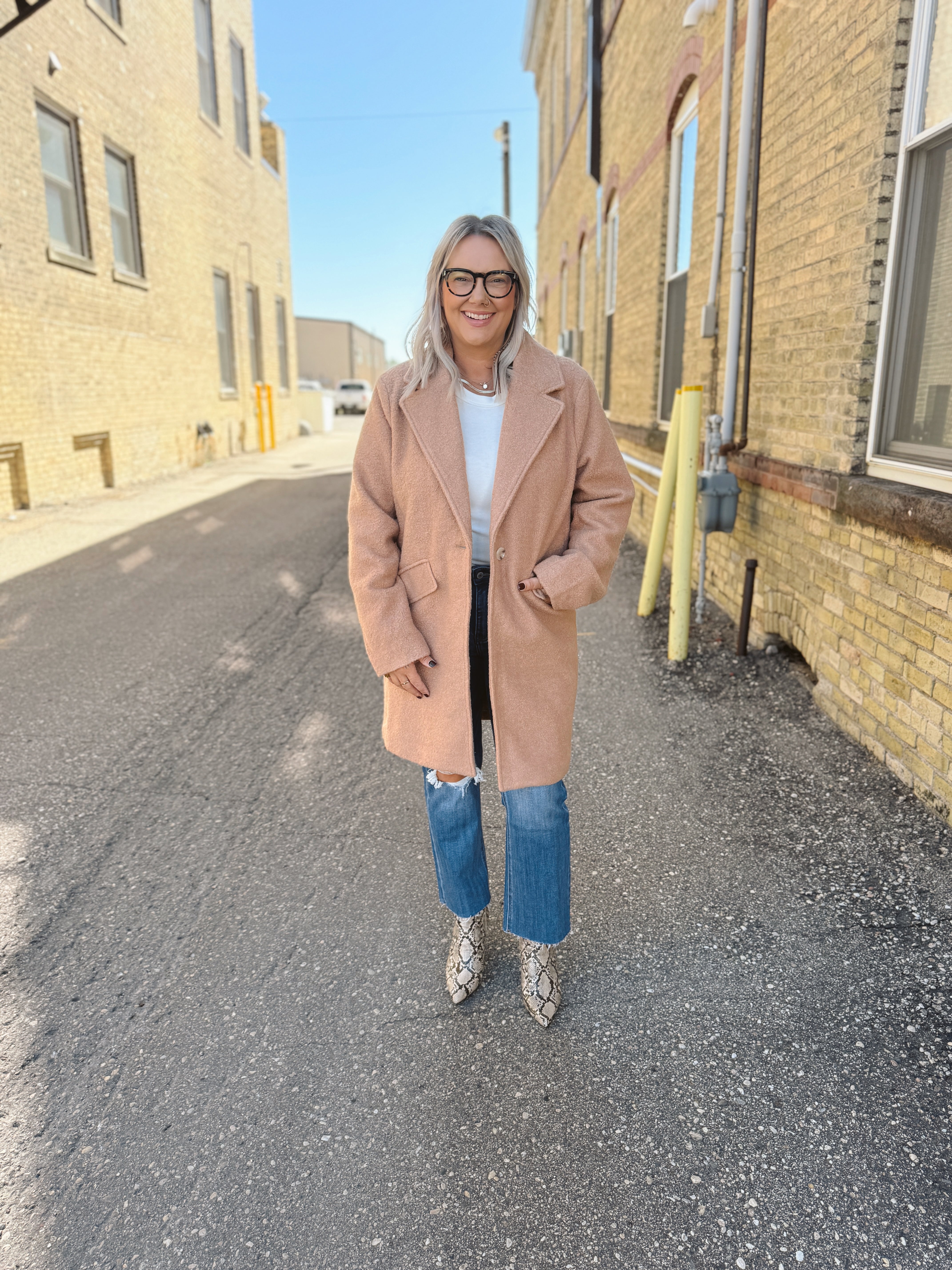 Make A Wish Milk Tea Jacket-Coats & Jackets-wishlist-The Silo Boutique, Women's Fashion Boutique Located in Warren and Grand Forks North Dakota