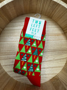 Two Left Feet Christmas Socks-Socks-dm-The Silo Boutique, Women's Fashion Boutique Located in Warren and Grand Forks North Dakota