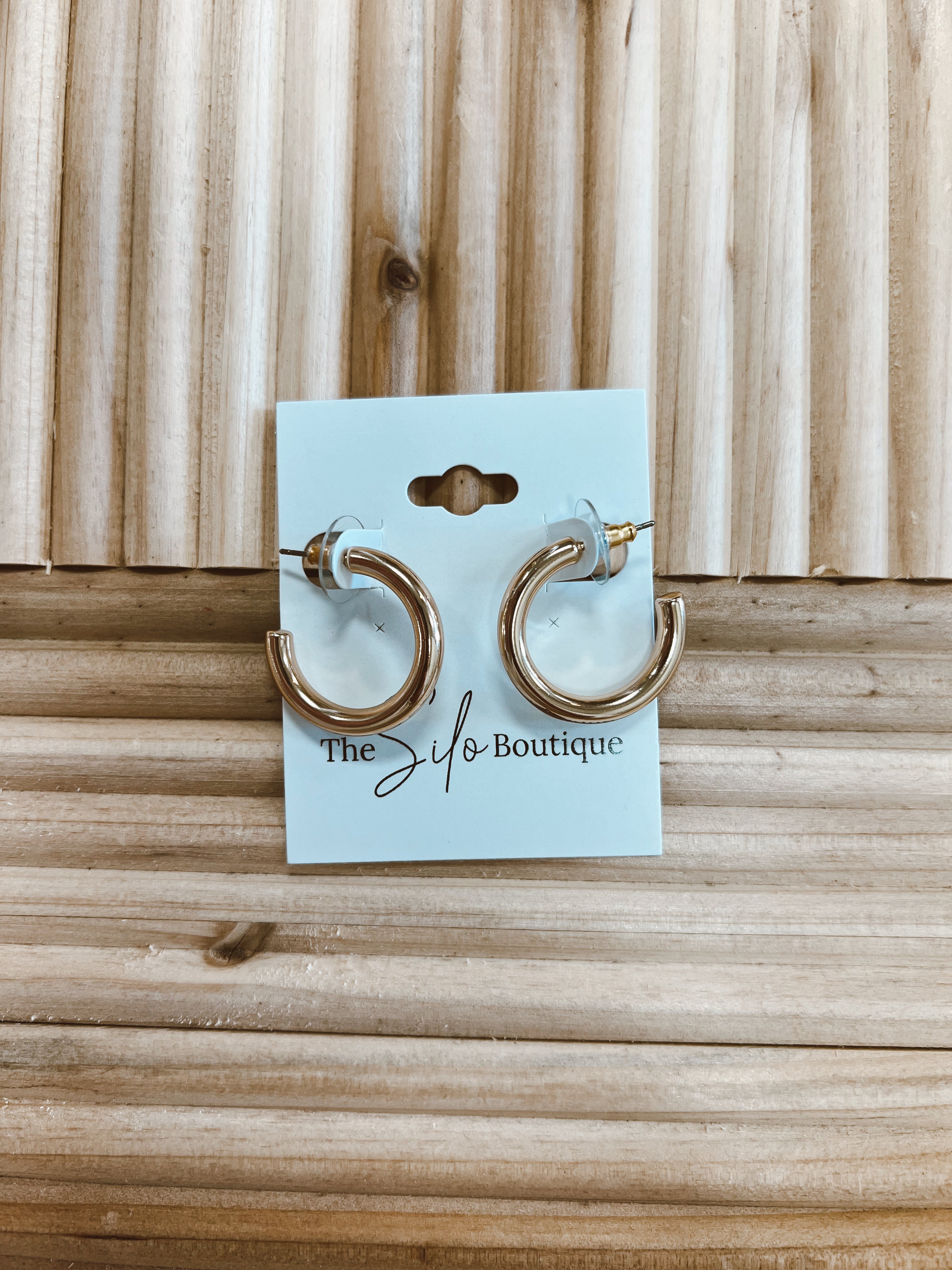 Kenze Mini Hoop Earrings-earrings-kennze-The Silo Boutique, Women's Fashion Boutique Located in Warren and Grand Forks North Dakota