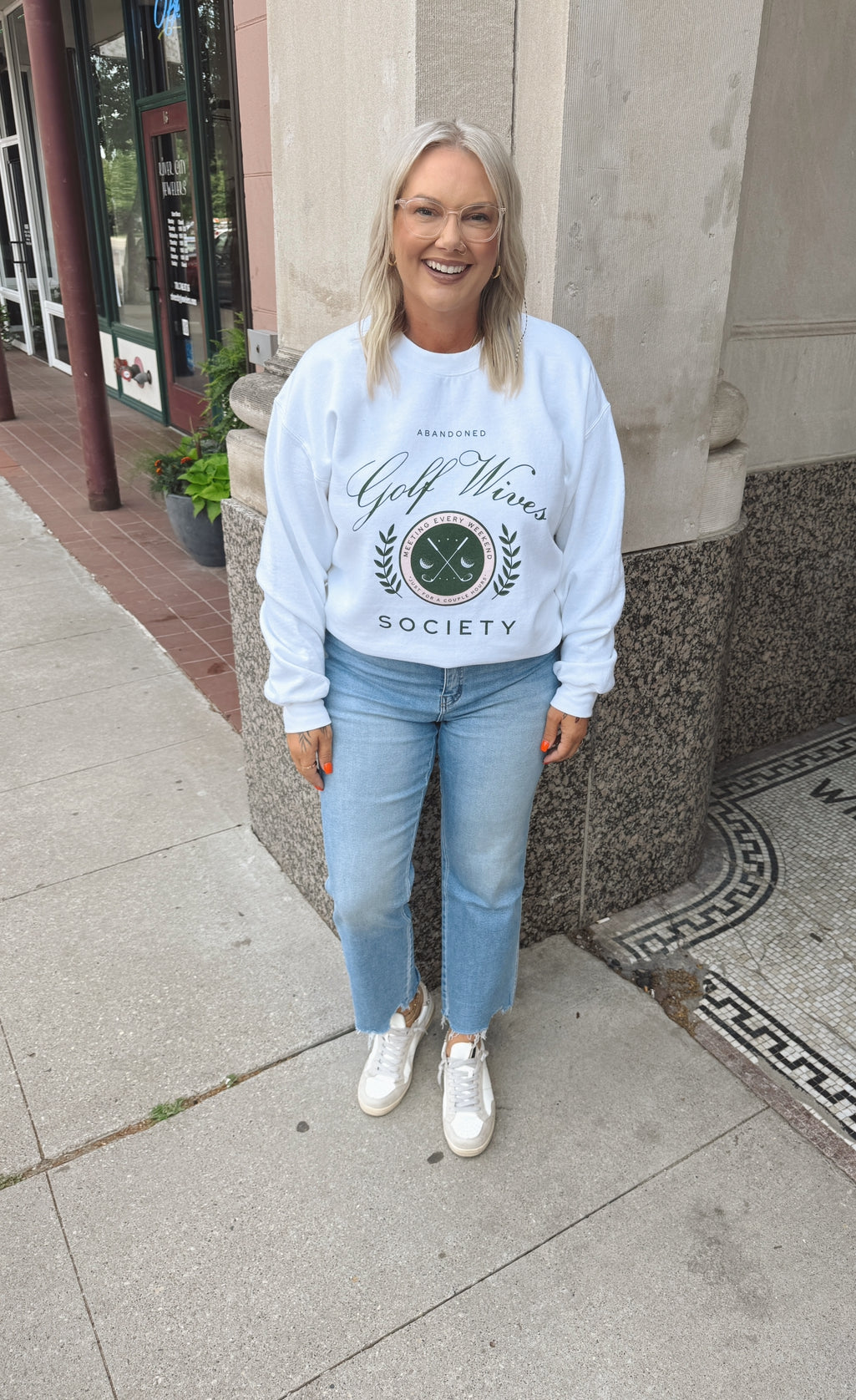 Golf Wives Sweatshirt-Sweatshirts-charlie southern-The Silo Boutique, Women's Fashion Boutique Located in Warren and Grand Forks North Dakota