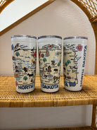 Fishkiss North Dakota Tumbler-Drinkware-Wet It-The Silo Boutique, Women's Fashion Boutique Located in Warren and Grand Forks North Dakota