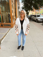 Cream Crochet Knit Cardigan-Cardigans-adora-The Silo Boutique, Women's Fashion Boutique Located in Warren and Grand Forks North Dakota