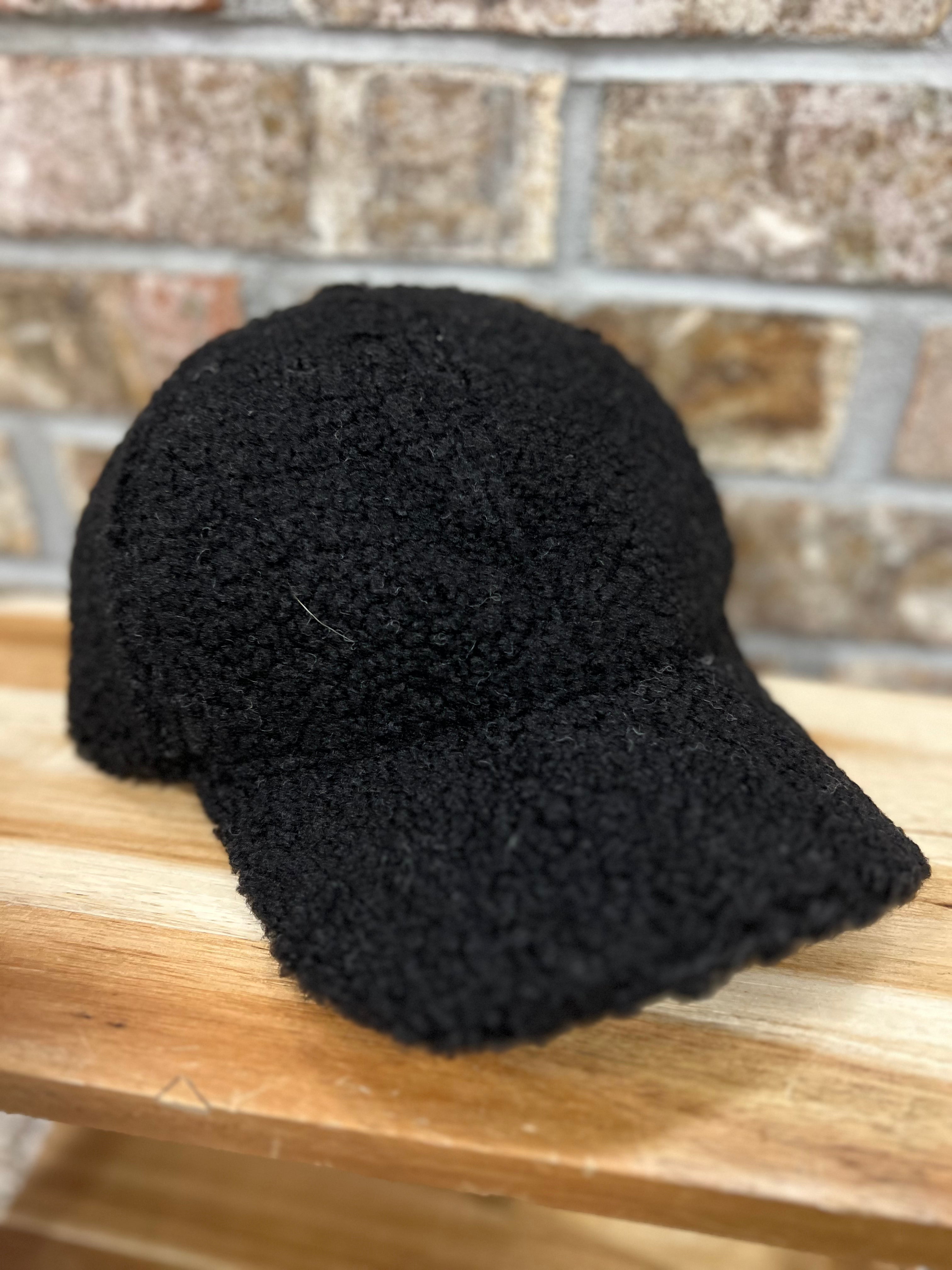 Sherpa Ball Cap-Hats-babe-The Silo Boutique, Women's Fashion Boutique Located in Warren and Grand Forks North Dakota