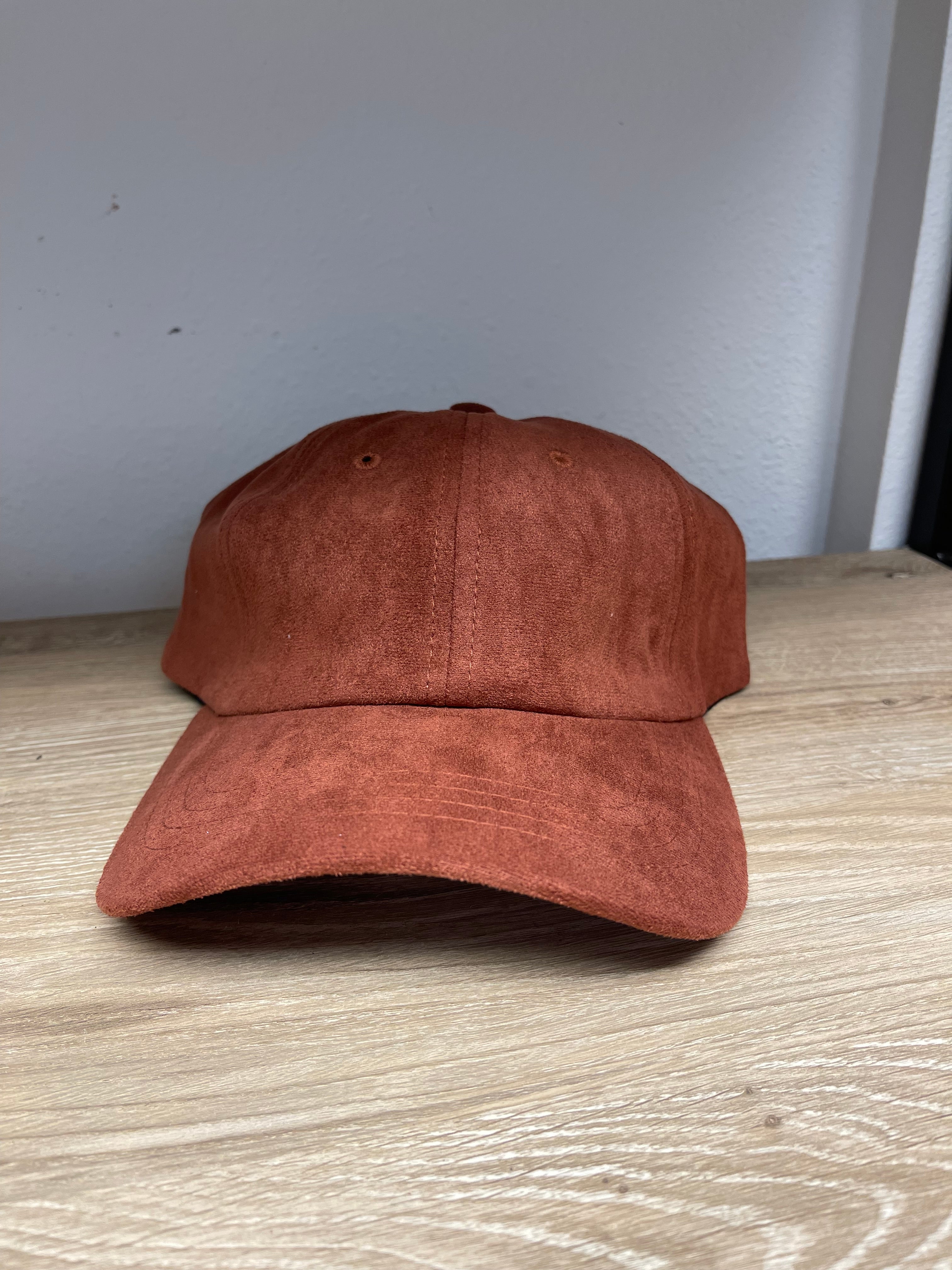 Suede Camel Cap