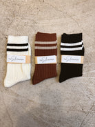 City Varsity Socks-Socks-city-The Silo Boutique, Women's Fashion Boutique Located in Warren and Grand Forks North Dakota