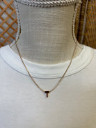 Delicate Initial Necklace-Necklaces-Fame-The Silo Boutique, Women's Fashion Boutique Located in Warren and Grand Forks North Dakota