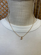 Delicate Initial Necklace-Necklaces-Fame-The Silo Boutique, Women's Fashion Boutique Located in Warren and Grand Forks North Dakota