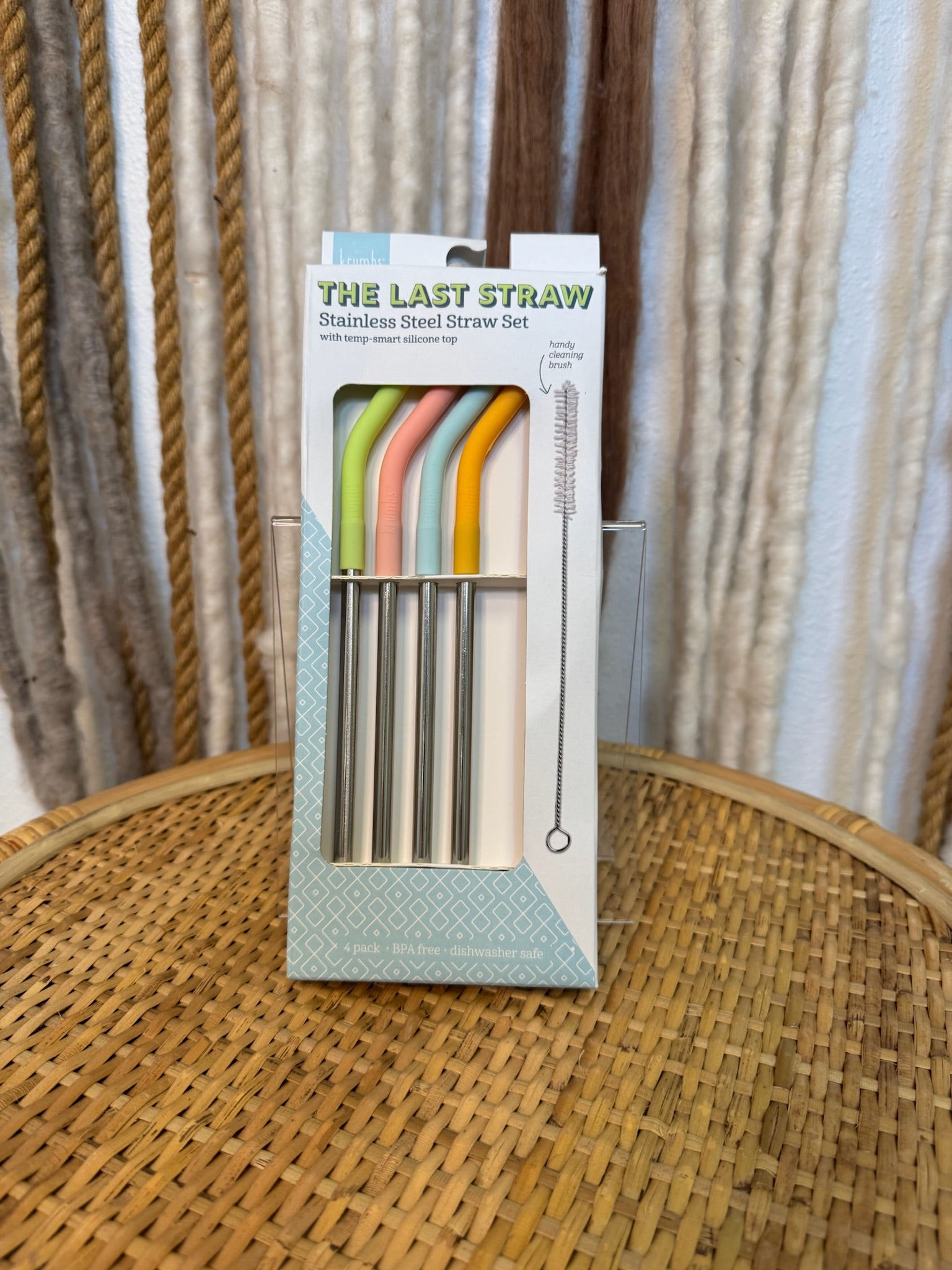 Krumbs Kitchen Stainless Steel Straws-straws-dm-The Silo Boutique, Women's Fashion Boutique Located in Warren and Grand Forks North Dakota