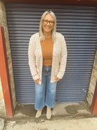 Cream Popcorn Cardigan-Cardigans-stacatto-The Silo Boutique, Women's Fashion Boutique Located in Warren and Grand Forks North Dakota