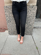 Risen Black Jeans-Jeans-risen-The Silo Boutique, Women's Fashion Boutique Located in Warren and Grand Forks North Dakota