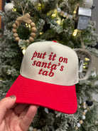 Santa's Tab Cap-Caps-fair-The Silo Boutique, Women's Fashion Boutique Located in Warren and Grand Forks North Dakota