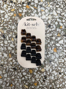 Kitsch Recycled Mini Classic Claw Clip 16pc - Black & Tort-Hair Accessories-kitsch-The Silo Boutique, Women's Fashion Boutique Located in Warren and Grand Forks North Dakota