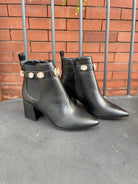 Bamboo Mode Gem Booties-Black-Boots-bamboo-The Silo Boutique, Women's Fashion Boutique Located in Warren and Grand Forks North Dakota