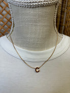 Delicate Initial Necklace-Necklaces-Fame-The Silo Boutique, Women's Fashion Boutique Located in Warren and Grand Forks North Dakota