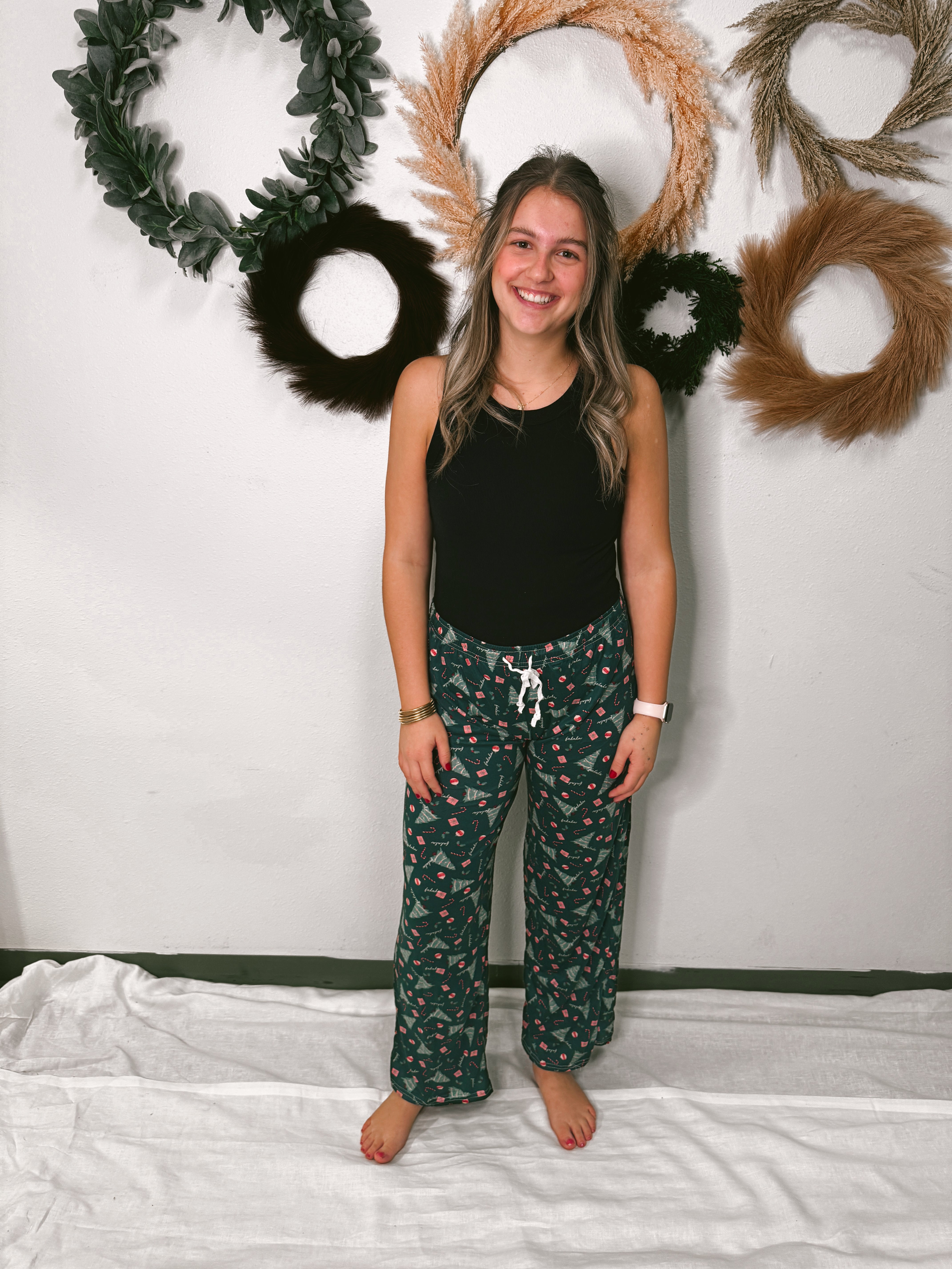 That's A Wrap Pajama Pants-Pants-mello-The Silo Boutique, Women's Fashion Boutique Located in Warren and Grand Forks North Dakota