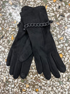 Chain Detail Gloves-Gloves & Mittens-wona-The Silo Boutique, Women's Fashion Boutique Located in Warren and Grand Forks North Dakota