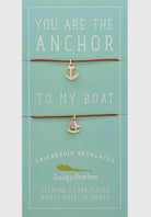 Friendship Necklace - Anchor/Boat-Bracelets-lucky feather-The Silo Boutique, Women's Fashion Boutique Located in Warren and Grand Forks North Dakota