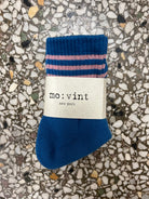 Blue Varsity Socks-sock-very j-The Silo Boutique, Women's Fashion Boutique Located in Warren and Grand Forks North Dakota