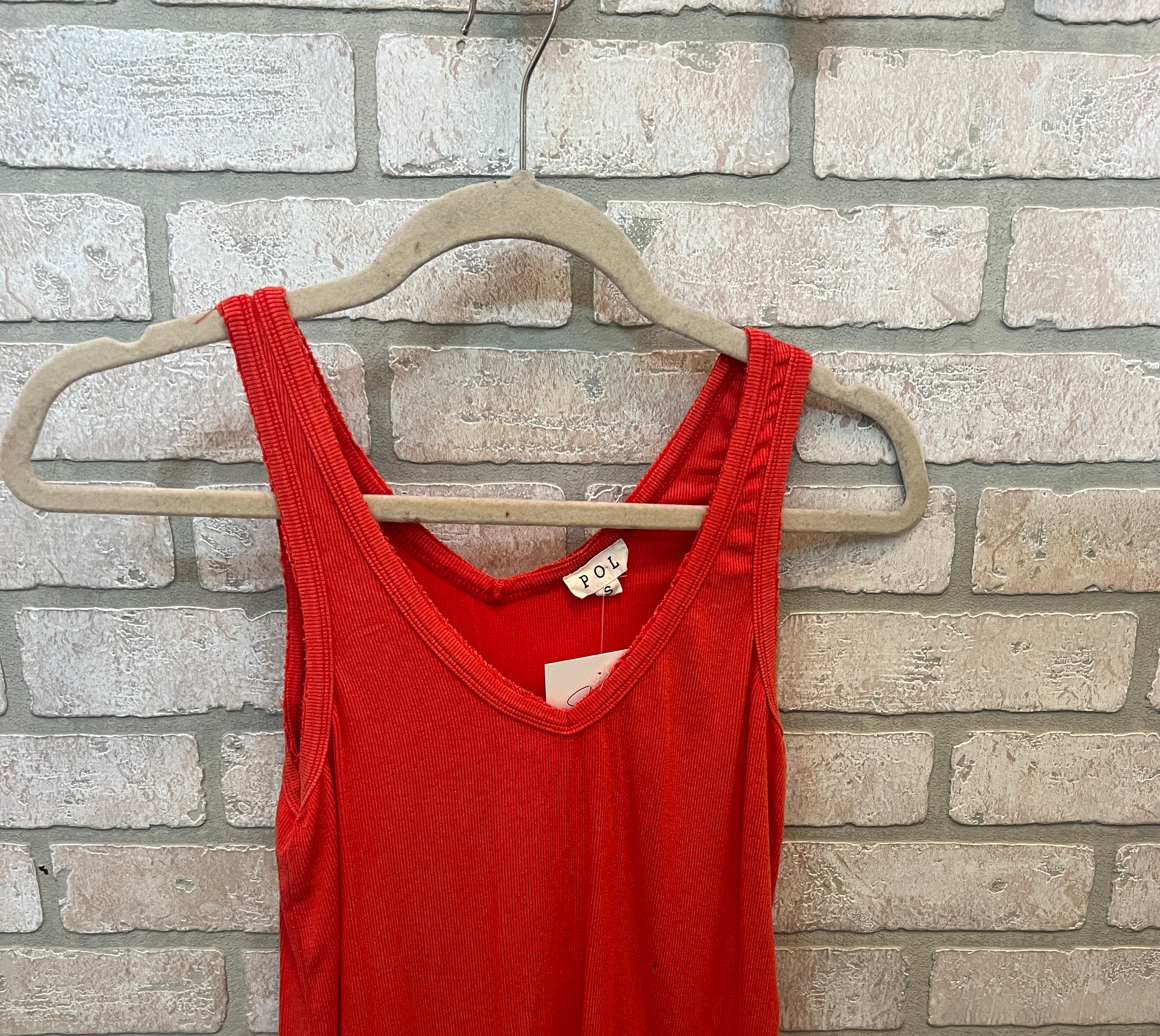 Cherry Tabby Tank-Tank Tops-pol-The Silo Boutique, Women's Fashion Boutique Located in Warren and Grand Forks North Dakota