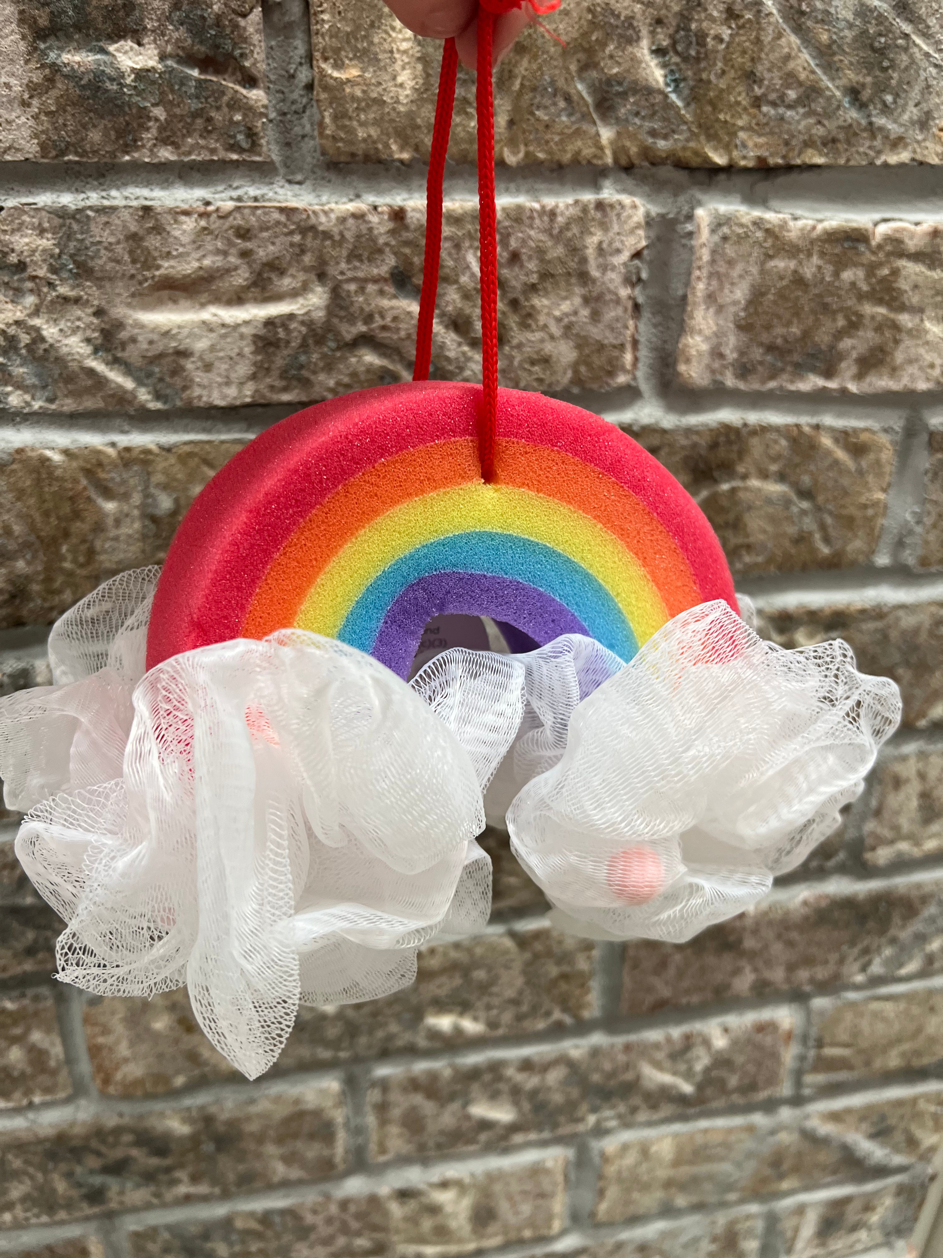 Rainbow Bath Pouf & Sponge-Bath Bombs-Cait + Co-The Silo Boutique, Women's Fashion Boutique Located in Warren and Grand Forks North Dakota