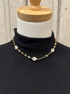 Pearl and Beads Fame Necklace-Necklaces-Fame-The Silo Boutique, Women's Fashion Boutique Located in Warren and Grand Forks North Dakota