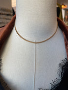 Kenze Single Simple Bone Necklace-Necklaces-kenze-The Silo Boutique, Women's Fashion Boutique Located in Warren and Grand Forks North Dakota