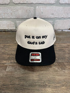 Put it on My Dad's Tab Hat-Hats-mad hatter co-The Silo Boutique, Women's Fashion Boutique Located in Warren and Grand Forks North Dakota