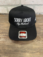 Sorry About My Husband Hat-Hats-mad hatter co-The Silo Boutique, Women's Fashion Boutique Located in Warren and Grand Forks North Dakota