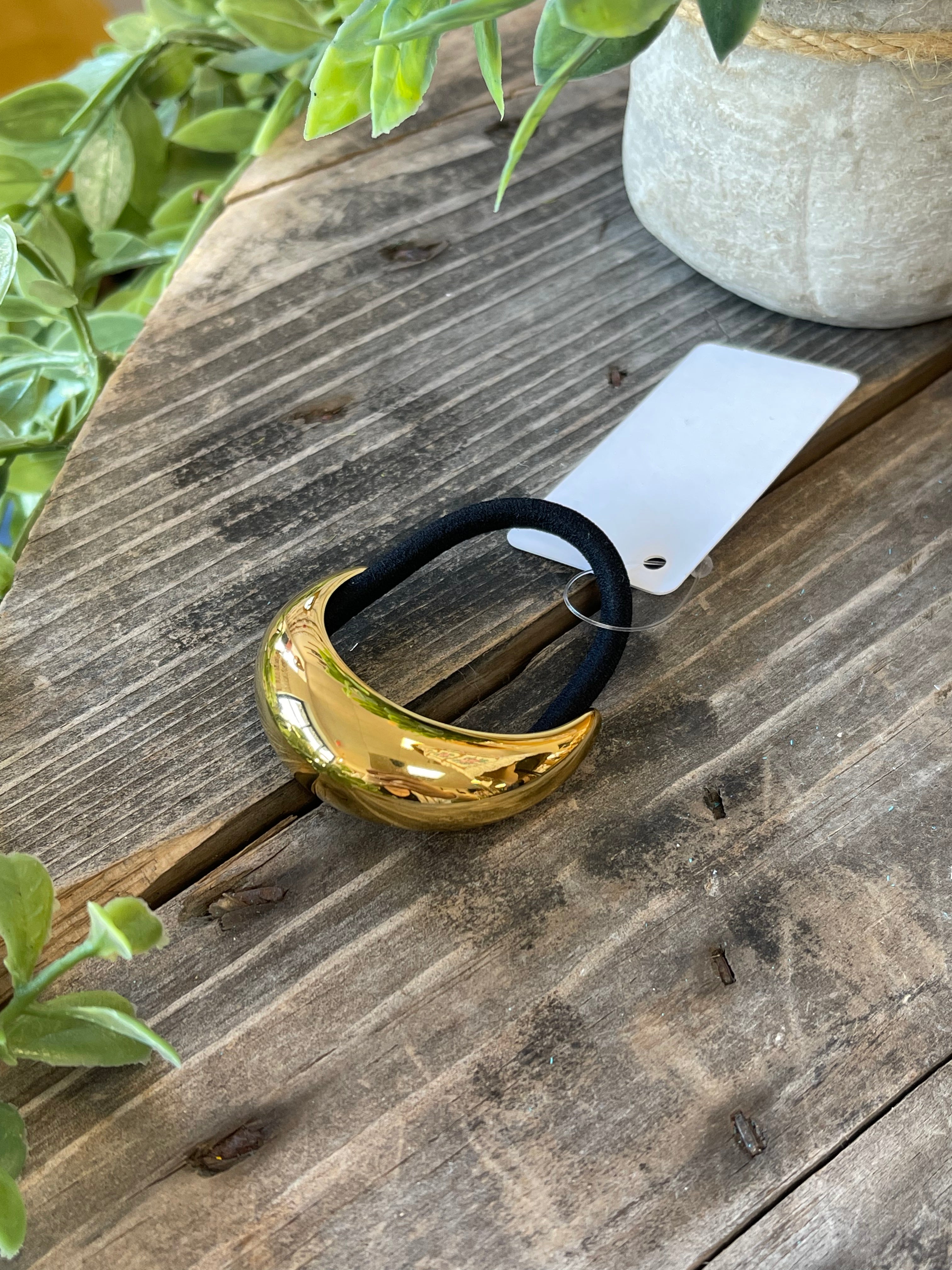 Chandler Sutton Gold Hair Tie-Hair Accessories-chandler sutton-The Silo Boutique, Women's Fashion Boutique Located in Warren and Grand Forks North Dakota