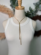 Snake Chain Twist Necklace-Necklaces-Fame-The Silo Boutique, Women's Fashion Boutique Located in Warren and Grand Forks North Dakota