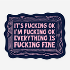 I'm Fine Sticker-Stickers-faire-The Silo Boutique, Women's Fashion Boutique Located in Warren and Grand Forks North Dakota