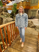 KUT Emmy Boyfriend Denim Jacket-Coats & Jackets-Kut-The Silo Boutique, Women's Fashion Boutique Located in Warren and Grand Forks North Dakota