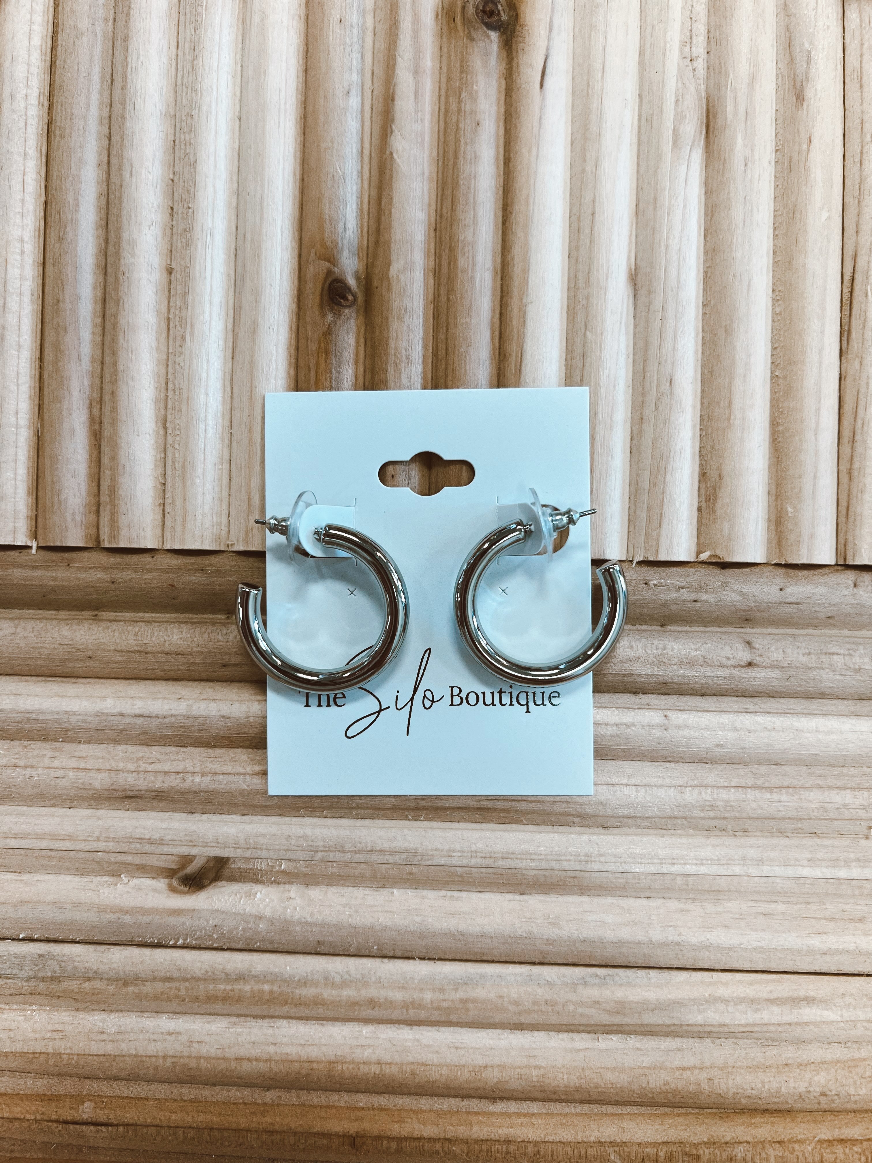 Kenze Mini Hoop Earrings-earrings-kennze-The Silo Boutique, Women's Fashion Boutique Located in Warren and Grand Forks North Dakota