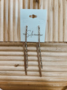 Kenze Drop Two Side Earrings-earrings-kennze-The Silo Boutique, Women's Fashion Boutique Located in Warren and Grand Forks North Dakota