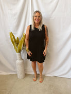 Another Love Justine Black Dress-Dresses-another love-The Silo Boutique, Women's Fashion Boutique Located in Warren and Grand Forks North Dakota