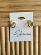 Mini Mini Fine Line Huggie Earrings-Earrings-Fame-The Silo Boutique, Women's Fashion Boutique Located in Warren and Grand Forks North Dakota