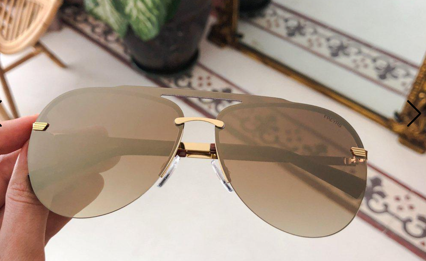 Freyrs Gold Mirrored Rio Sunglasses-Sunglasses-freyers-The Silo Boutique, Women's Fashion Boutique Located in Warren and Grand Forks North Dakota