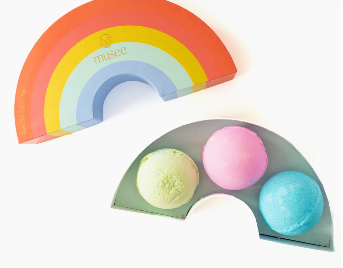 Rainbow Bath Balm Set-Bath Balms-musee-The Silo Boutique, Women's Fashion Boutique Located in Warren and Grand Forks North Dakota