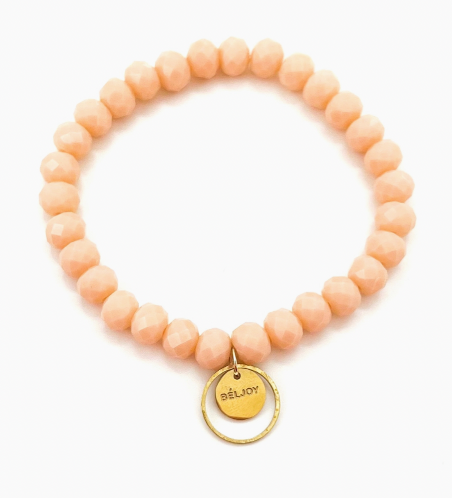 Beljoy Brecken Peach Bracelet-Necklaces-beljoy-The Silo Boutique, Women's Fashion Boutique Located in Warren and Grand Forks North Dakota