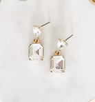 Lou Clear Tear Drop Earrings-Jewelry-lou and co-The Silo Boutique, Women's Fashion Boutique Located in Warren and Grand Forks North Dakota